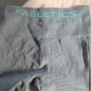 Fabletics Blue-Gray High-Waisted Leggings